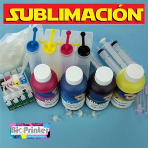 Pack CISS con tinta de Sublimacion