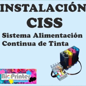 INSTALACIÓN CISS (SISTEMA CONTINUO)