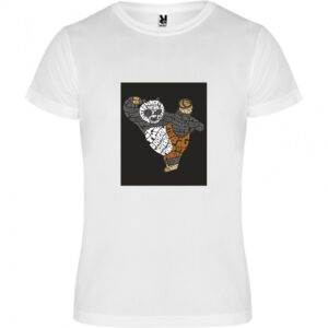 CAMISETA CON NUESTRO DISEÑO KUN FU PANDA