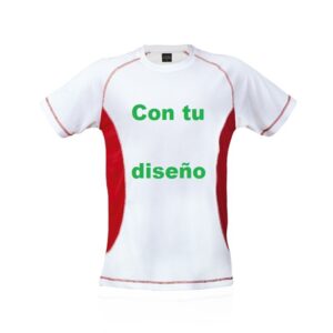 CAMISETA ADULTO TECNIC COMBI CON TU DISEÑO