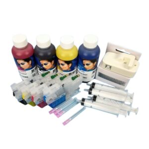 Brother LC3211 LC3213 Cartuchos Recargables con Tinta y Reseteador