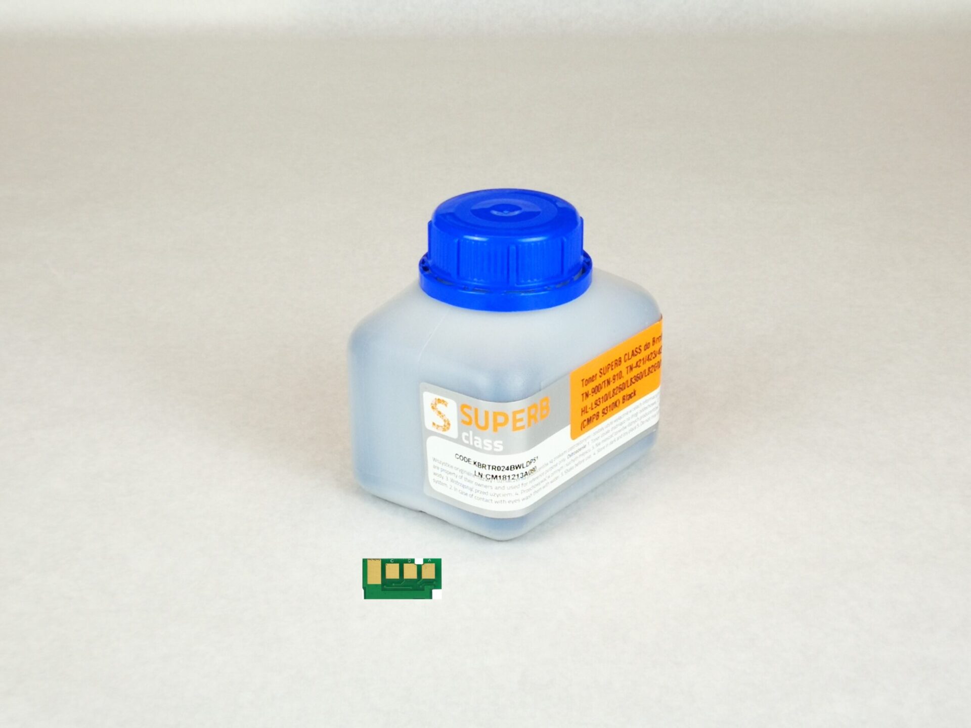 Toner K y 1 chip negro