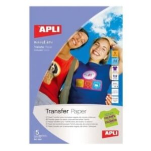 PAPEL TRANSFER A4 IMPRESORAS INKJET PRENDAS COLOR